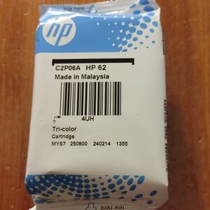 New HP 62 Color Ink Cartridge